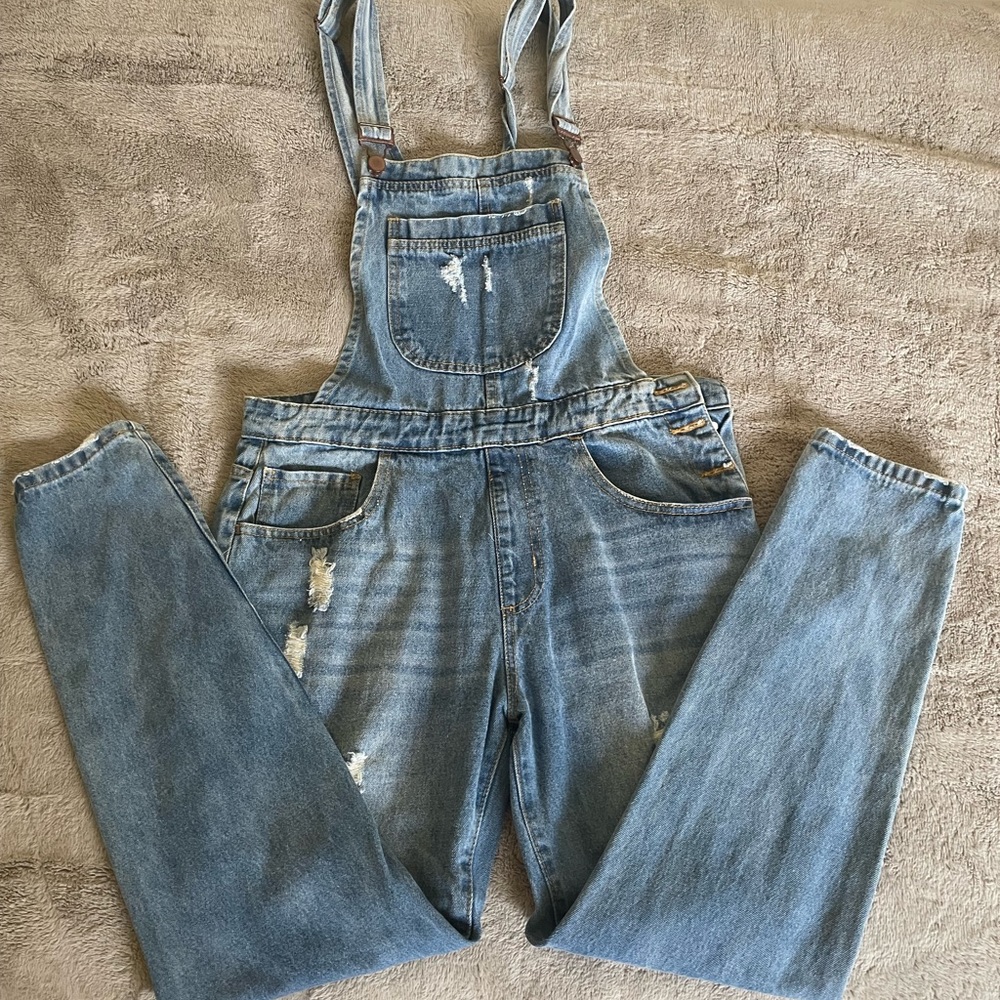 Denim Overalls